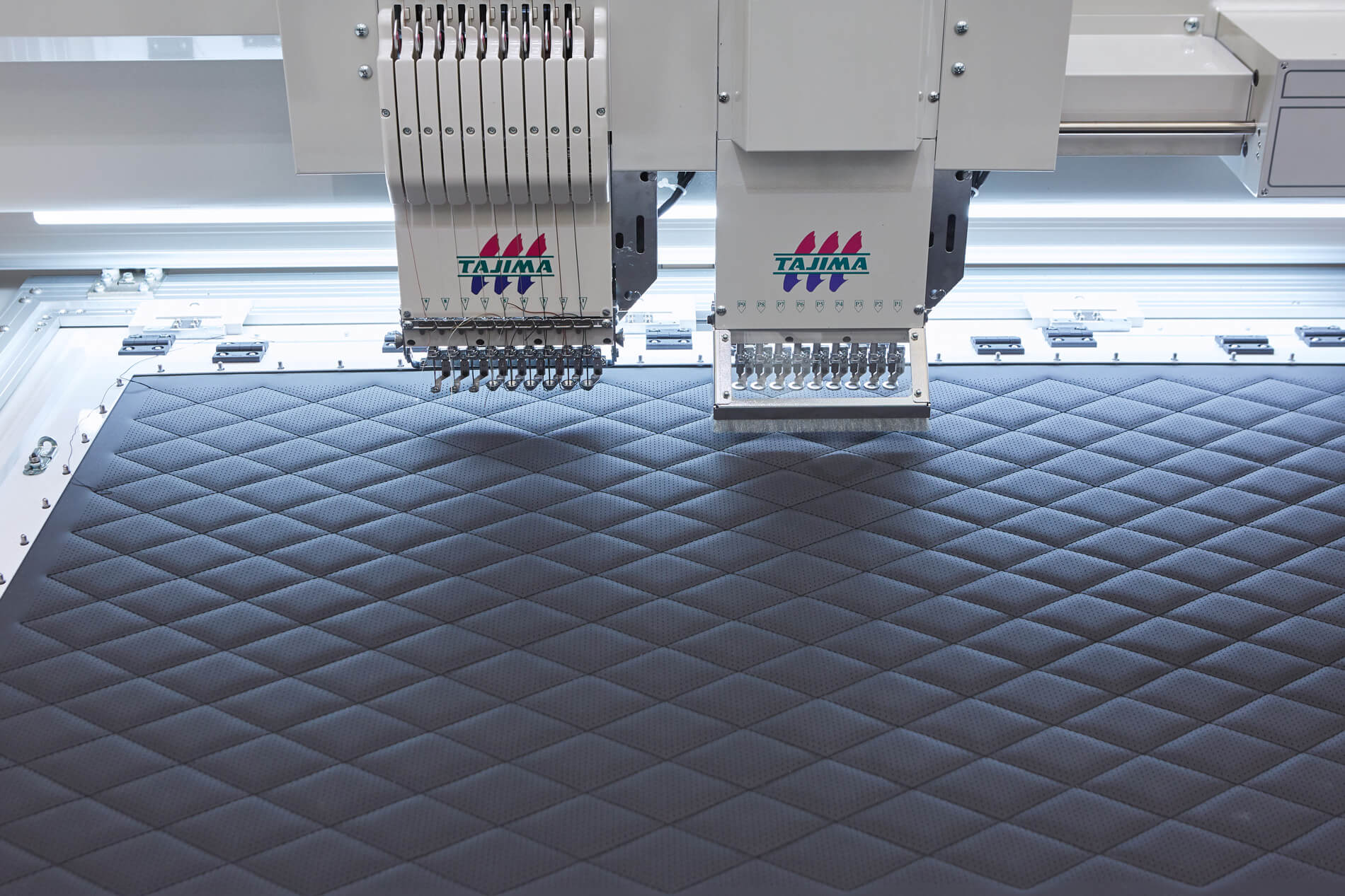 Tajima PAX embroidery machine for Perforation Sewing & Embroidery
