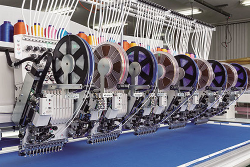 option industrial embroidery machine