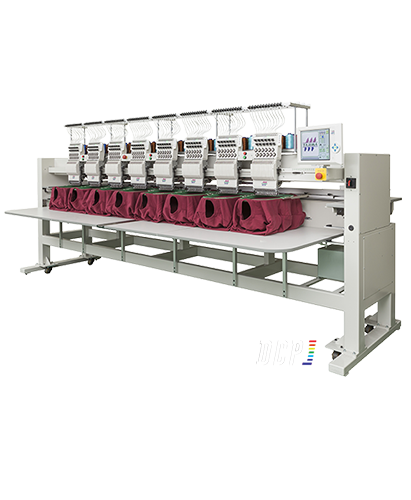 machine à broder multi-têtes professionnelle équipée de la technologie DCP