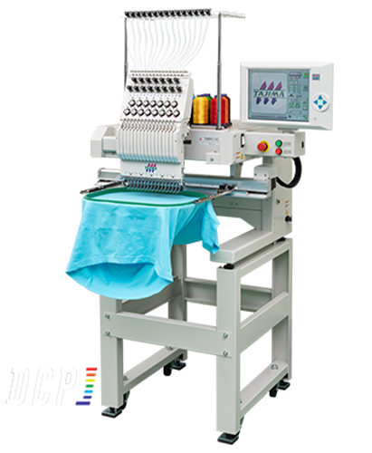 machine à broder mono-tête professionnelle équipée de la technologie DCP