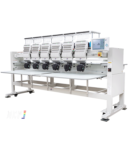 machine à broder multi-têtes professionnelle équipée des technologies DCP et I-TM