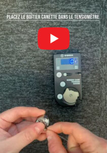 Vidéo explicative pour vérifier la tension du fil de canette pour les machines à broder.