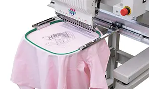 Cadre tubulaire pour la broderie industrielle