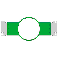 Outil de logiciel de broderie pour adapter le dessin au cadre de broderie.