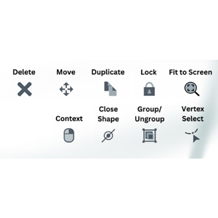 outils d'action rapide pour logiciel de broderie