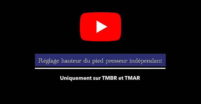 Comment régler le pied presseur indépendant sur les machines à broder industrielles