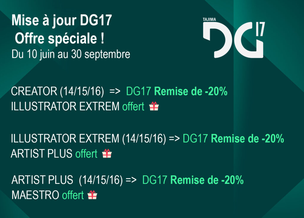 Promo logiciel de broderie