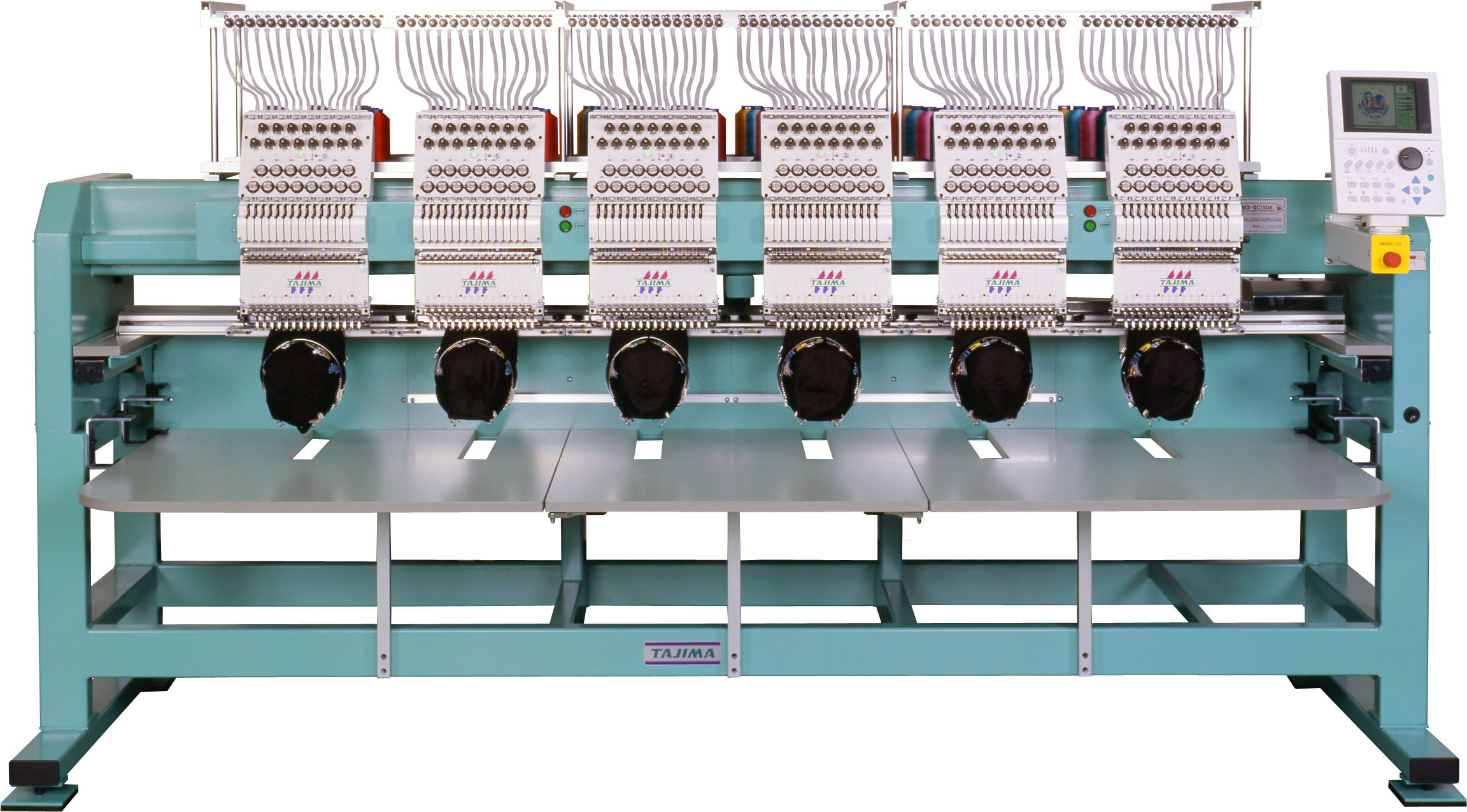 machine à broder industrielle 6 têtes