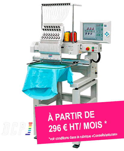 Offre Tajima machine à broder mono-tête professionnelle équipée de la technologie DCP