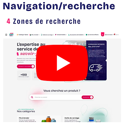 Vidéo Boutique en ligne Navigation / recherche