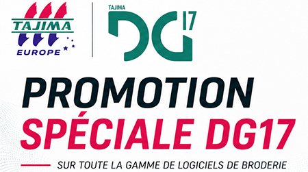 promotion sur toute la gamme de logiciels de broderie