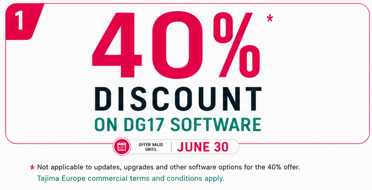40% discount on the entire range of embrodery software