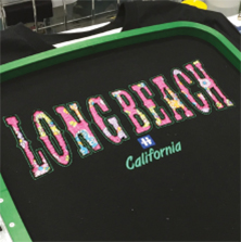 Appliqué renversé avec découpe LASER et brodeuse industrielle