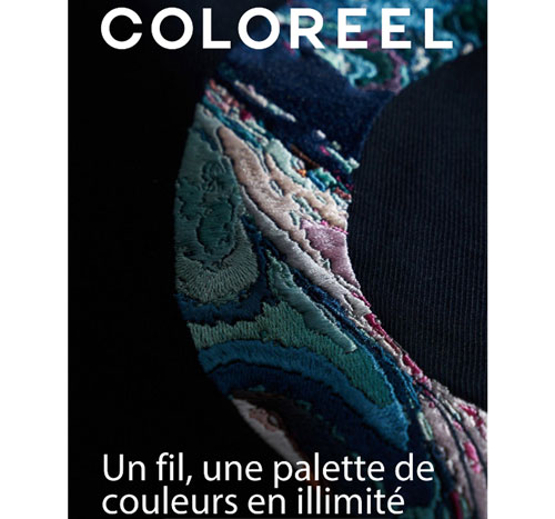 Cette innovation permet de teindre le fil en temps réel et en haute qualité à la demande, ouvrant ainsi un panel de possibilités infinis pour les machines à broder.