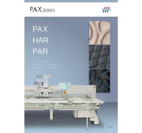 Brochure d'une machine à broder
