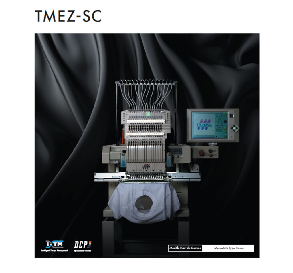 téléchargez la brochure de la brodeuse mono-tête de type cylindrique - modèle haut de gamme