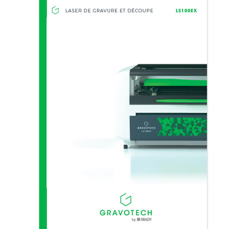 Brochure de la machine de gravure pour la signalétique.