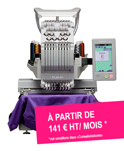 Exemple de financement d'une brodeuse mono-tête compacte