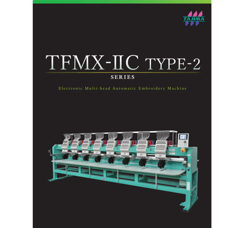 Download the brochure for embroidery machine multi-head cylinder type - Standard model