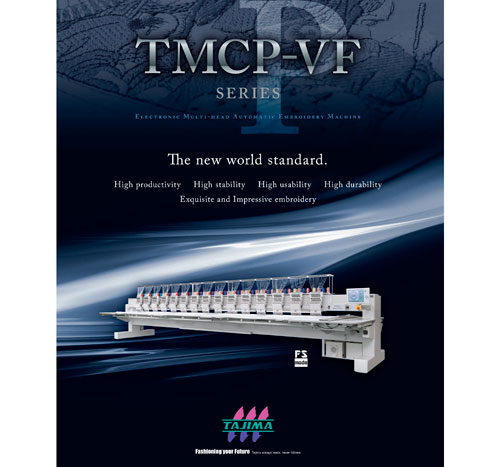 Download the brochure for embroidery machine multi-head flat type - multi-head, automatic, electronic embroidery machine high-end model of a flat multi-head electronic embroidery type machine integrating the best technologies.
