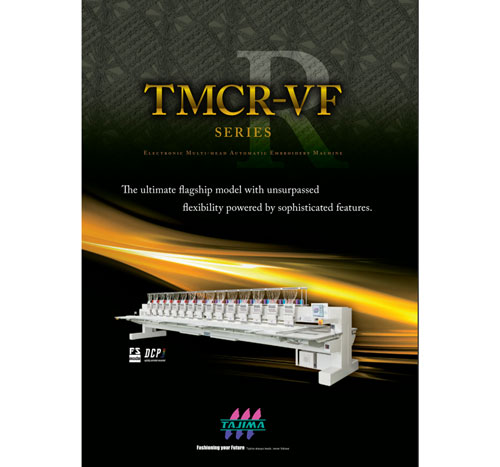 Download the brochure for embroidery machine multi-head cylinder type - multi-head, automatic, electronic embroidery machine is the flagship, latest generation, flat type model combining unparalleled flexibility and sophisticated features.