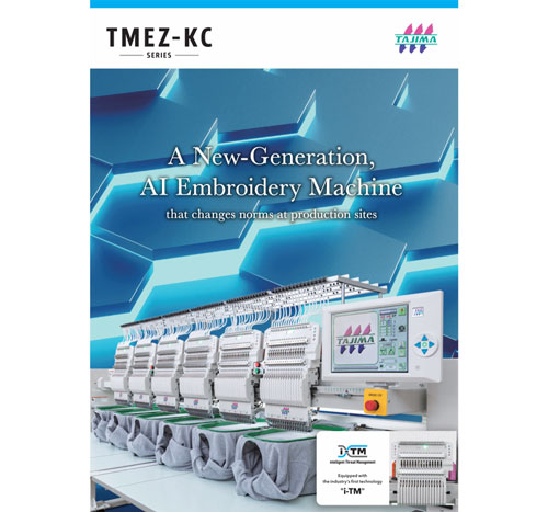Download the brochure for embroidery machine multi-head cylinder type - Flagship model