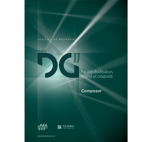 Brochure de logiciel de broderie : Composer