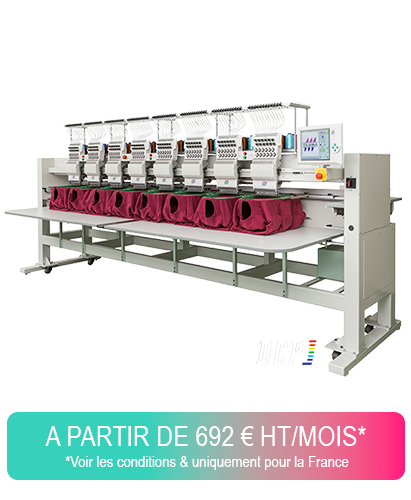 Offre machine à broder multi-têtes professionnelle équipée de la technologie DCP