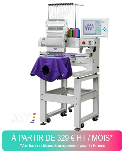 machine à broder professionnelle équipée des technologies DCP et I-TM
