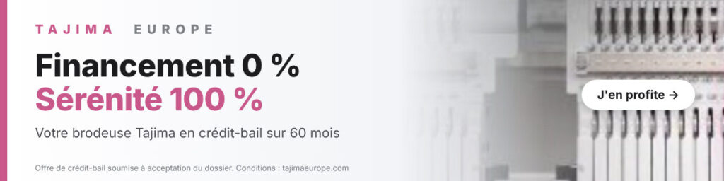 Financement des machines à broder professionnelles