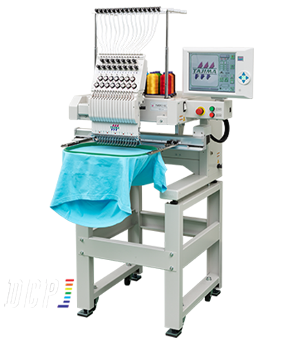 machine à broder mono-tête professionnelle équipée de la technologie DCP